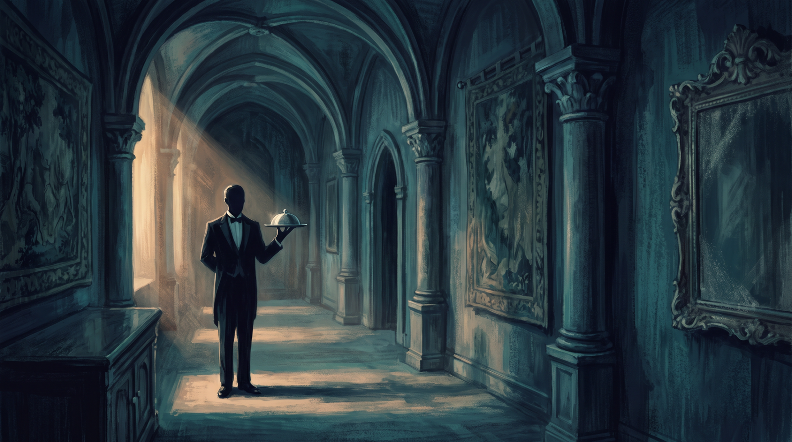 The butler didn’t do it. He never does anymore.